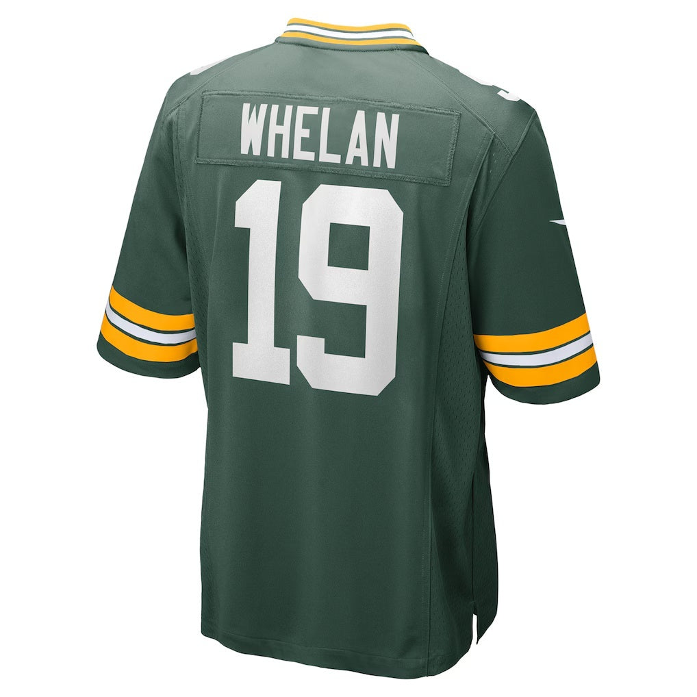 GB.Packers #19 Daniel Whelan Green Game Stitched Football American Jersey