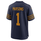 GB.Packers #1 Micah Parsons Navy The 1923 Classic Game Stitched Football American Jersey
