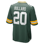GB.Packers #20 Javon Bullard Green Game Stitched Football American Jersey