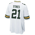 GB.Packers #21 Eric Stokes White Game Stitched Football American Jersey