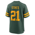 GB.Packers #21 Stokes 50s Classic Game Stitched Football American Jersey