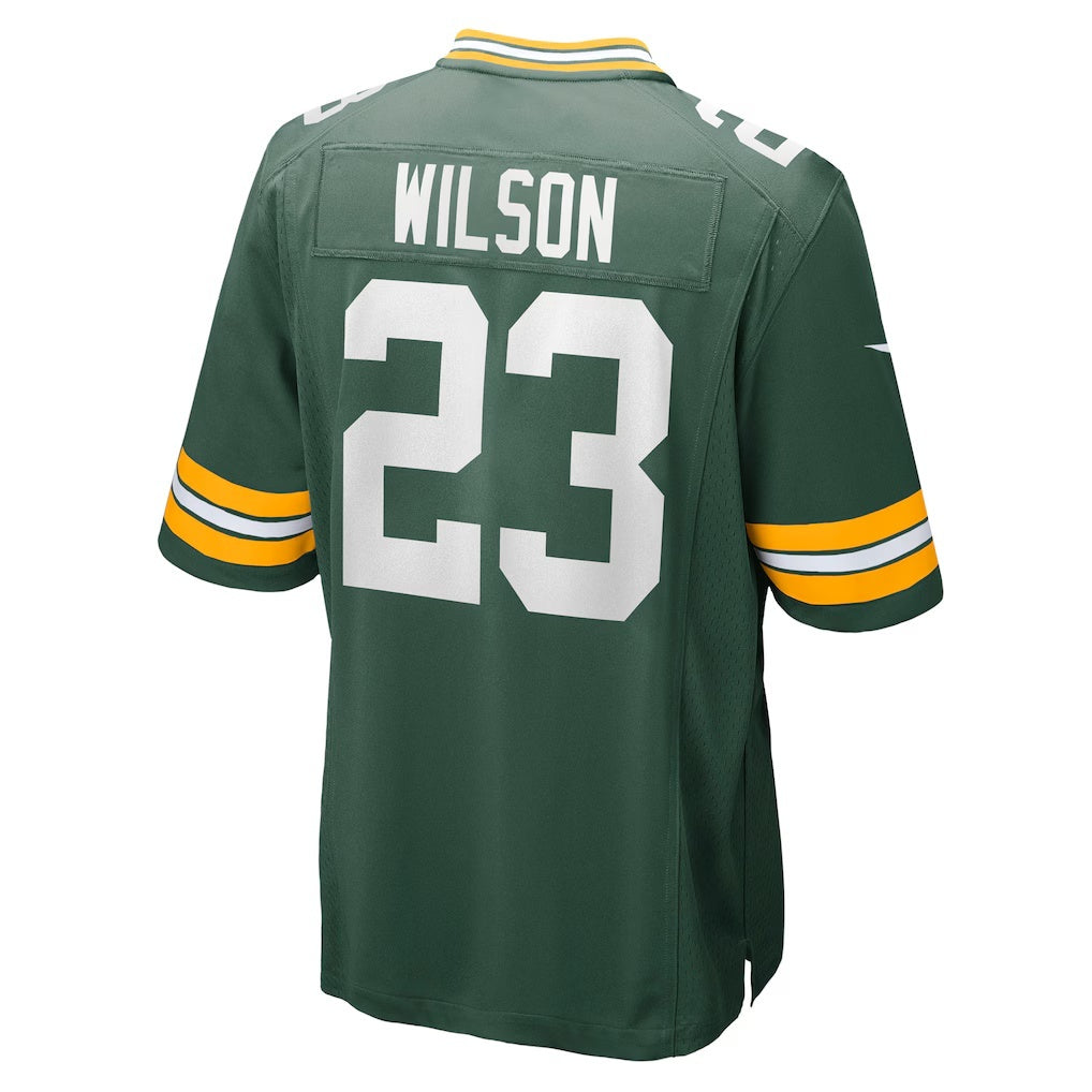 GB.Packers #23 Emanuel Wilson Green Team Game Stitched Football American Jersey