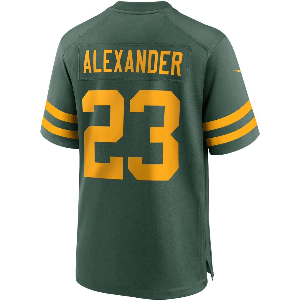 GB.Packers #23 Jaire Alexander Green Alternate Game Player Stitched Football American Jersey