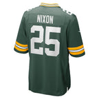 GB.Packers #25 Keisean Nixon Green Game Player Stitched Football American Jersey