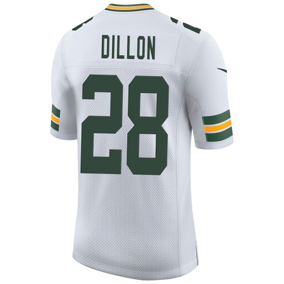 GB.Packers #28 A.J. Dillon Away Limited Stitched Football American Jersey