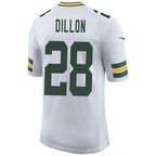 GB.Packers #28 A.J. Dillon Away Limited Stitched Football American Jersey