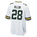 GB.Packers #28 A.J.Dillon White Game Stitched Football American Jersey