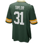 GB.Packers #31 Jim Taylor Green Game Retired Player Stitched Football American Jersey