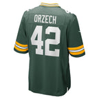GB.Packers #42 Matt Orzech Green Game Stitched Football American Jersey