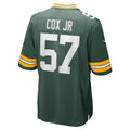 GB.Packers #57 Brenton Cox Jr. Green Game Stitched Football American Jersey