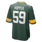 GB.Packers #59 Ty'Ron Hopper Green Game Stitched Football American Jersey