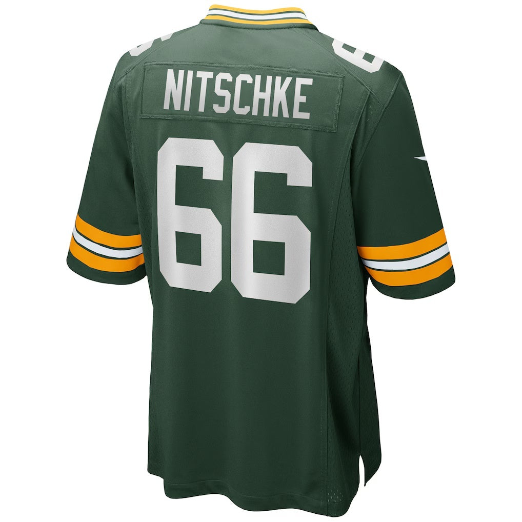 GB.Packers #66 Ray Nitschke Green Game Retired Player Stitched Football American Jersey