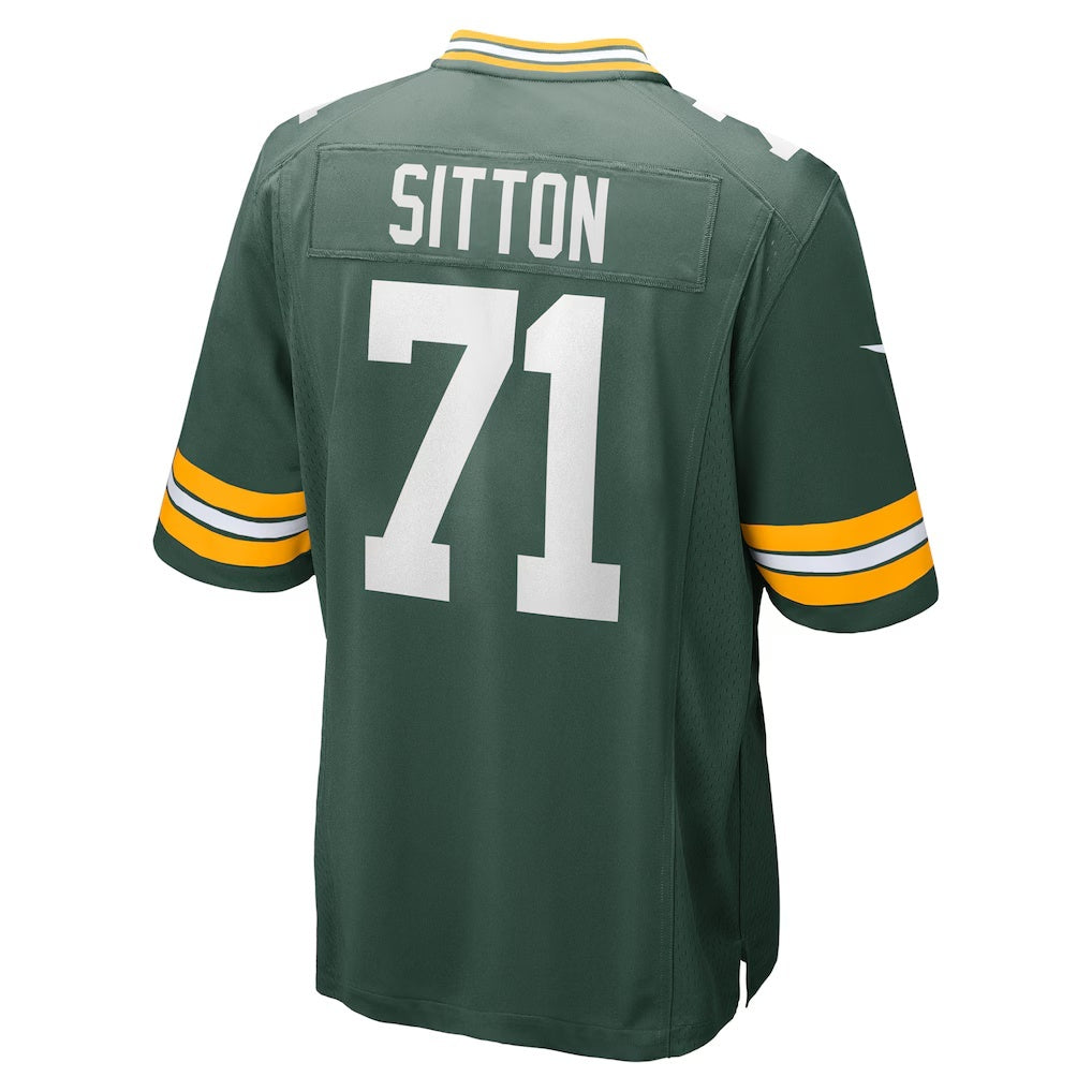 GB.Packers #71 Josh Sitton Green Retired Game Stitched Football American Jersey
