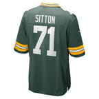 GB.Packers #71 Josh Sitton Green Retired Game Stitched Football American Jersey