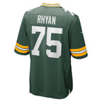 GB.Packers #75 Sean Rhyan Green Game Player Stitched Football American Jersey