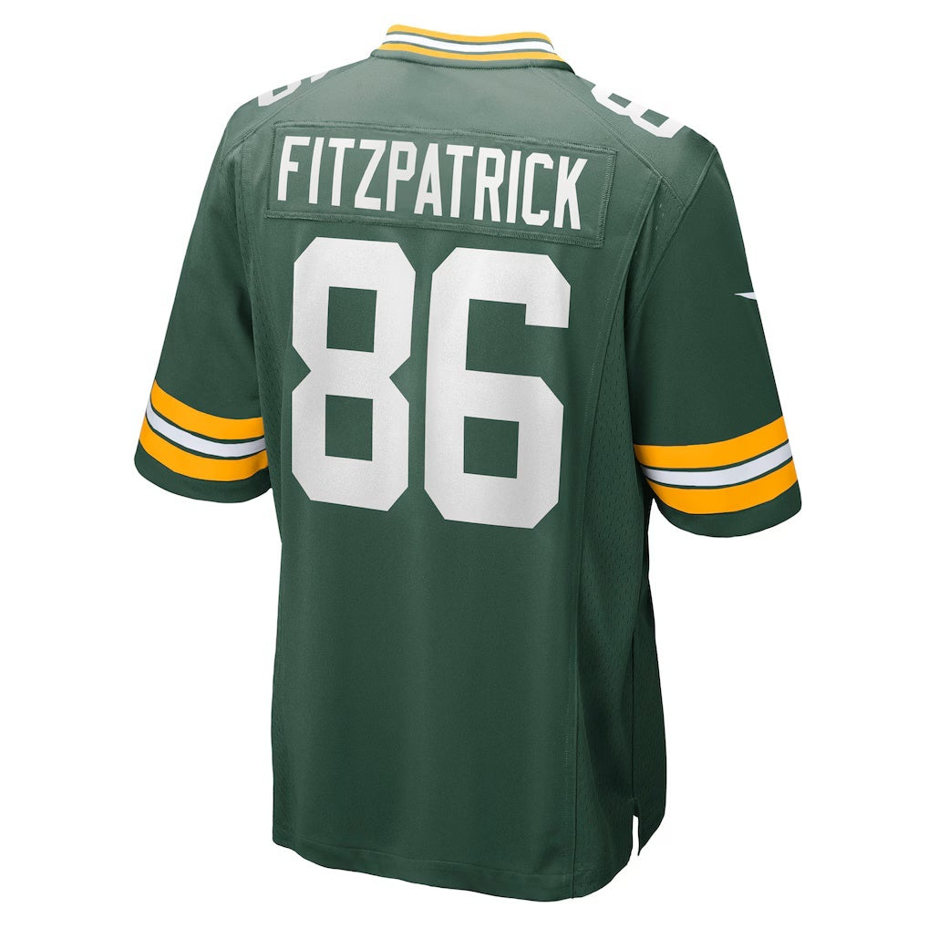 GB.Packers #86 John FitzPatrick Green Team Game Stitched Football American Jersey