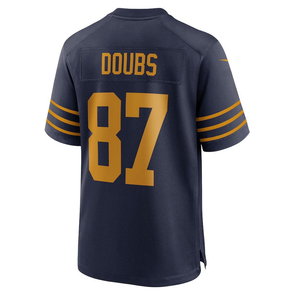 GB.Packers #87 Romeo Doubs Navy The 1923 Classic Game Stitched Football American Jersey