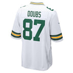 GB.Packers #87 Romeo Doubs White Game Player Stitched Football American Jersey