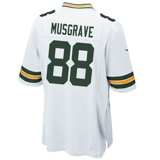 GB.Packers #88 Luke Musgrave White Game Stitched Football American Jersey