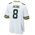 GB.Packers #8 Josh Jacobs Away Game Stitched Football American Jersey
