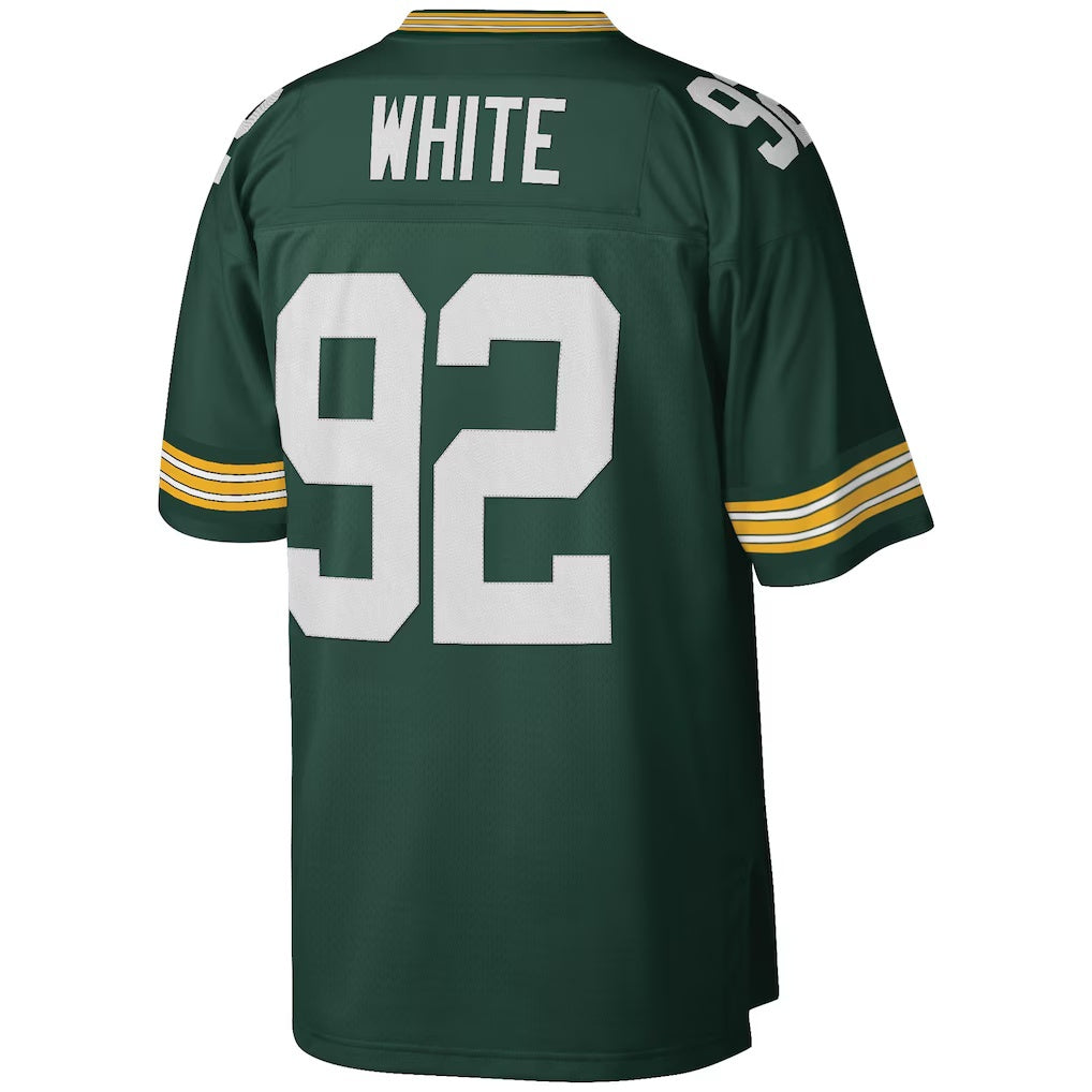 GB.Packers #92 Reggie White Mitchell & Ness Green Big & Tall Retired Player Replica Stitched Football American Jersey