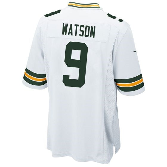 GB.Packers #9 Christian Watson Away Game Stitched Football American Jersey