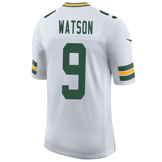 GB.Packers #9 Christian Watson Away Limited Stitched Football American Jersey