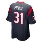 H.Texans #31 Dameon Pierce Navy Game Player Jersey