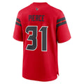 H.Texans #31 Dameon Pierce Red Alternate Game Jersey