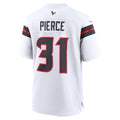 H.Texans #31 Dameon Pierce White Game Jersey