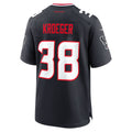 H.Texans #38 Kai Kroeger Navy Team Game Jersey