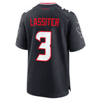 H.Texans #3 Kamari Lassiter Navy Team Game Jersey