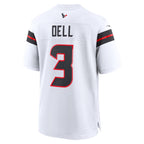 H.Texans #3 Tank Dell White Game Jersey