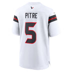 H.Texans #5 Jalen Pitre White Game Football Jersey Marou
