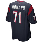 H.Texans #71 Tytus Howard Navy Game Jersey