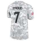 H.Texans #7 C.J. Stroud Arctic Camo 2024 Salute to Service Limited Football Stitched Jersey