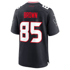 H.Texans #85 Noah Brown Team Game Jersey - Navy