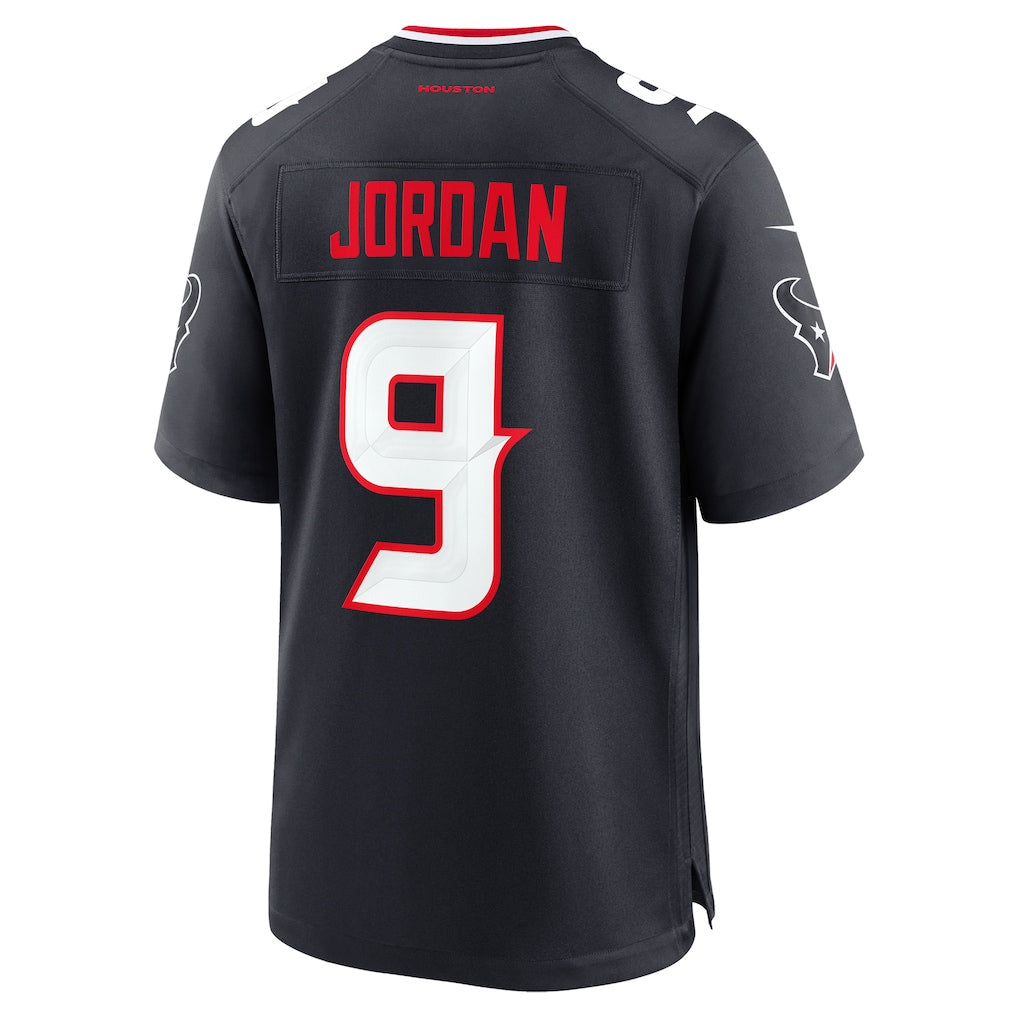 H.Texans #9 Brevin Jordan Navy Team Game Jersey