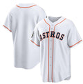Houston Astros Blank White 2022 World Series Home Stitched Baseball Jersey