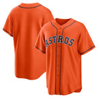 Houston Astros Orange Alternate Replica Team Baseball Jersey