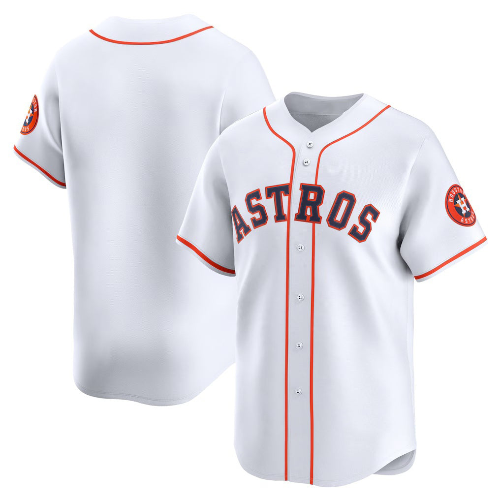 Houston Astros White Home Limited Baseball Jersey