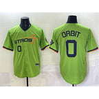 Houston Astros #0 Orbit Green 2025 City Connect Limited Stitched Baseball Jersey