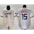Houston Astros #15 Isaac Paredes White 2025 City Connect Limited Stitched Baseball Jersey