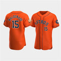 Houston Astros #15 Martín Maldonado Orange 60th Anniversary Flex Base Stitched Baseball Jersey