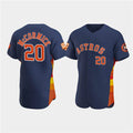 Houston Astros #20 Chas McCormick Navy 60th Anniversary Flex Base Stitched Baseball Jersey