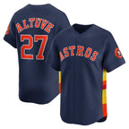 Houston Astros #27 Jose Altuve Navy Alternate Limited Player Baseball Jersey