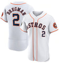 Houston Astros #2 Alex Bregman White 2022 World Series Flex Base Stitched Baseball Jersey