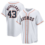 Houston Astros #43 Lance McCullers Jr. White Home Replica Baseball Jersey