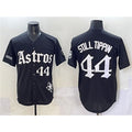 Houston Astros #44 Still Tippin Black Gothic 'Houston Born Barrio Raised' Limited Stitched Baseball Jersey