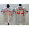 Houston Astros #44 Yordan Alvarez Number White 2023 City Connect Flex Base Stitched Baseball Jersey